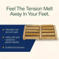 NATURAL WOODEN FOOT MASSAGER ROLLER FOR PAIN AND STRESS RELIEF