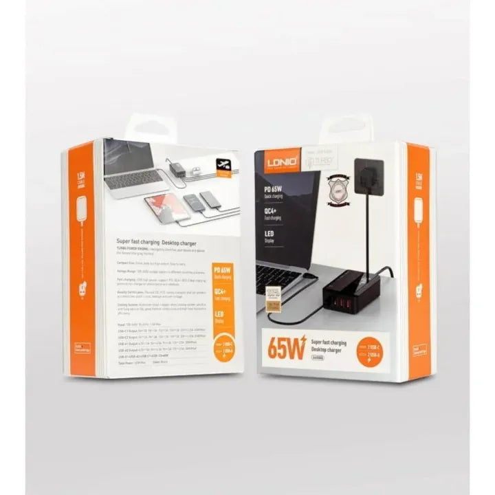 LDNIO A4808Q 65W DESKTOP FAST CHARGER